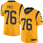 Nike Men & Women & Youth Rams 76 Orlando Pace Yellow Limited Color Rush Jersey,baseball caps,new era cap wholesale,wholesale hats